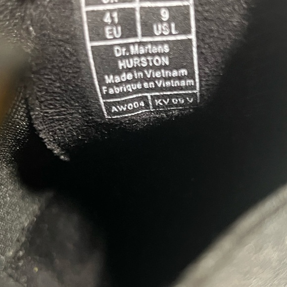 Dr. Martens Hurston Ankle Boots Black SZ 9 - Picture 8 of 10